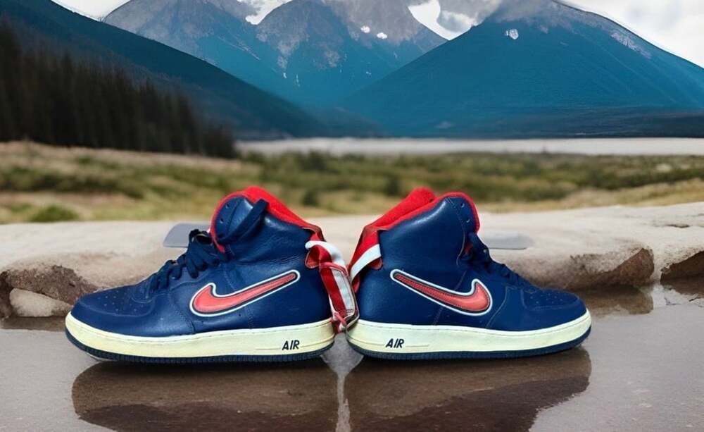 Nike Air Force 1 High '07 LV8 Sport Size 11.5 Navy Red Wizards